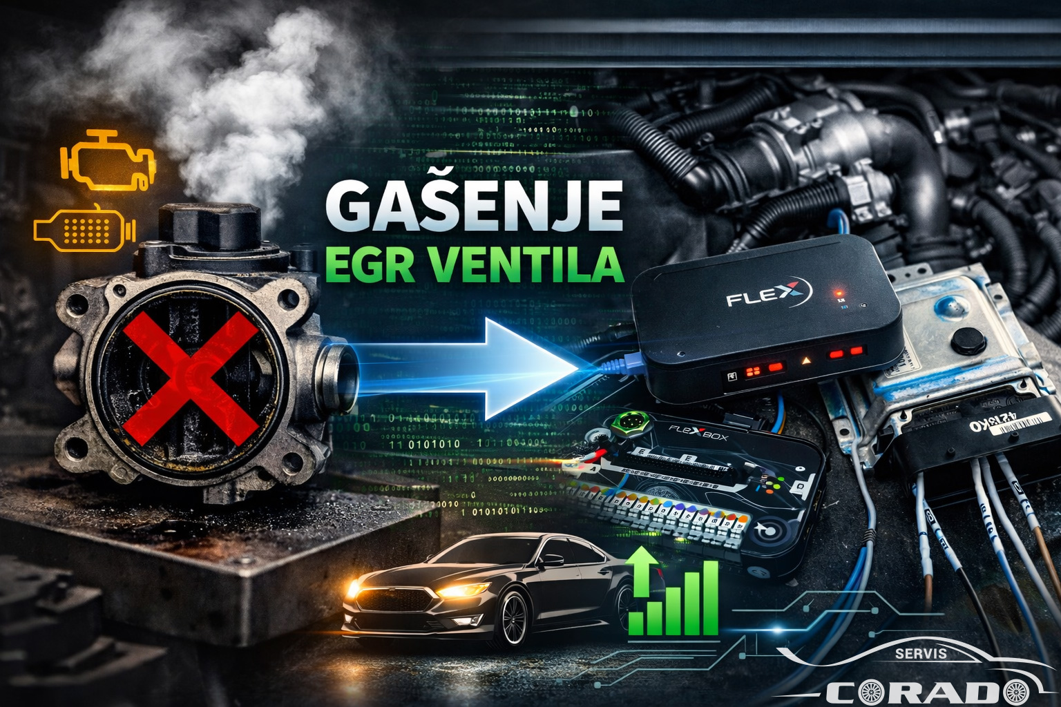 Softversko gašenje i deaktivacija EGR ventila